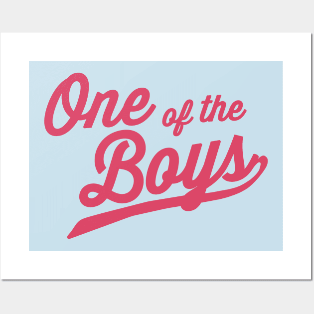 One of the Boys Wall Art by CattCallCo